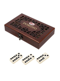 Otantik Ahşap Kutulu Melamin Domino Seti