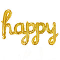 Gold Happy Birthday Folyo Balon