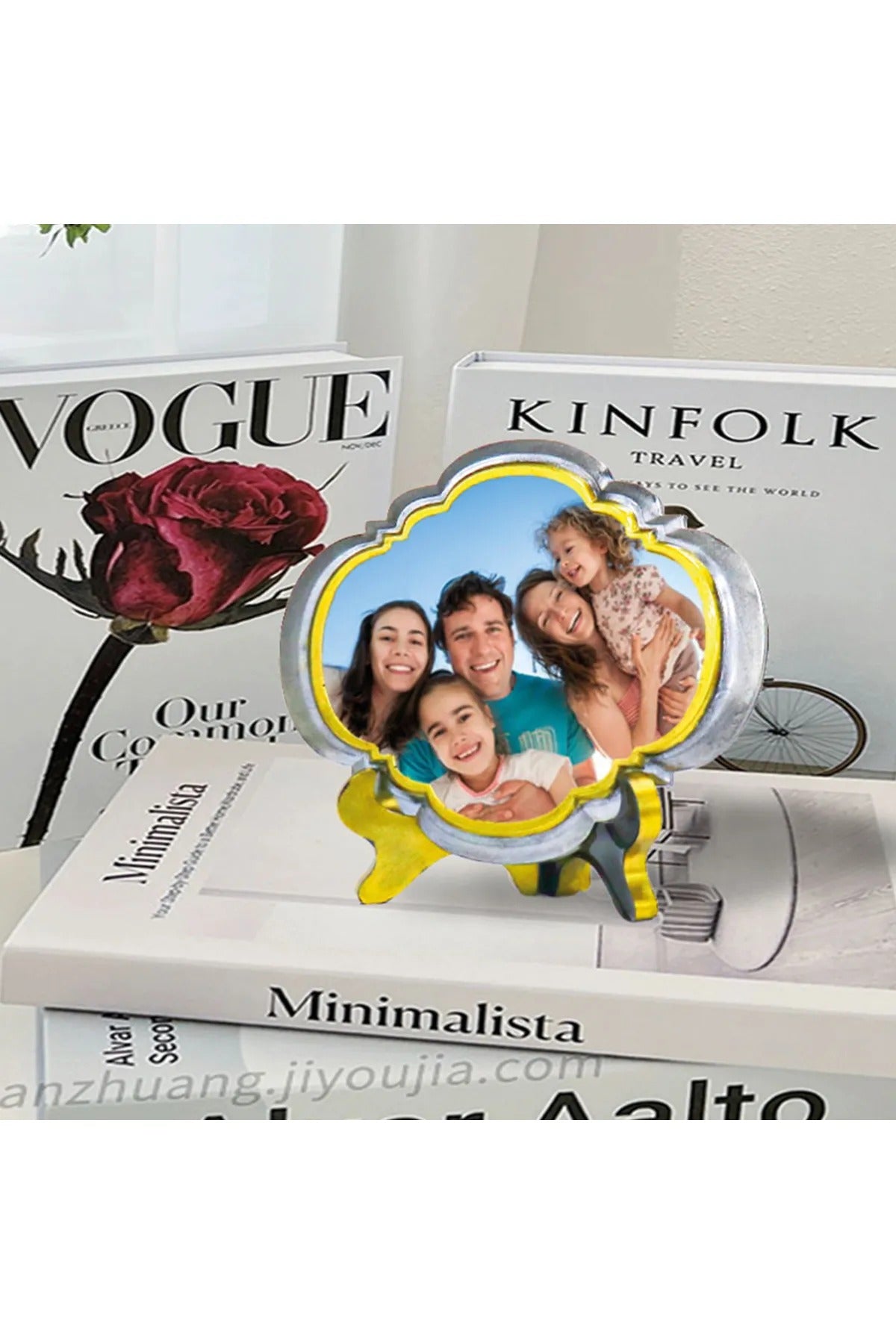 Epoksi Ayaklı Resimlik Kalıbı Fotoğraf Çerçeve Kalıbı Resim Standı Silikon Kalıbı
