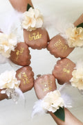 Bride To Be Konsepti 1 Bride 10 Team Bride Gold Renkli Geçici Dövme