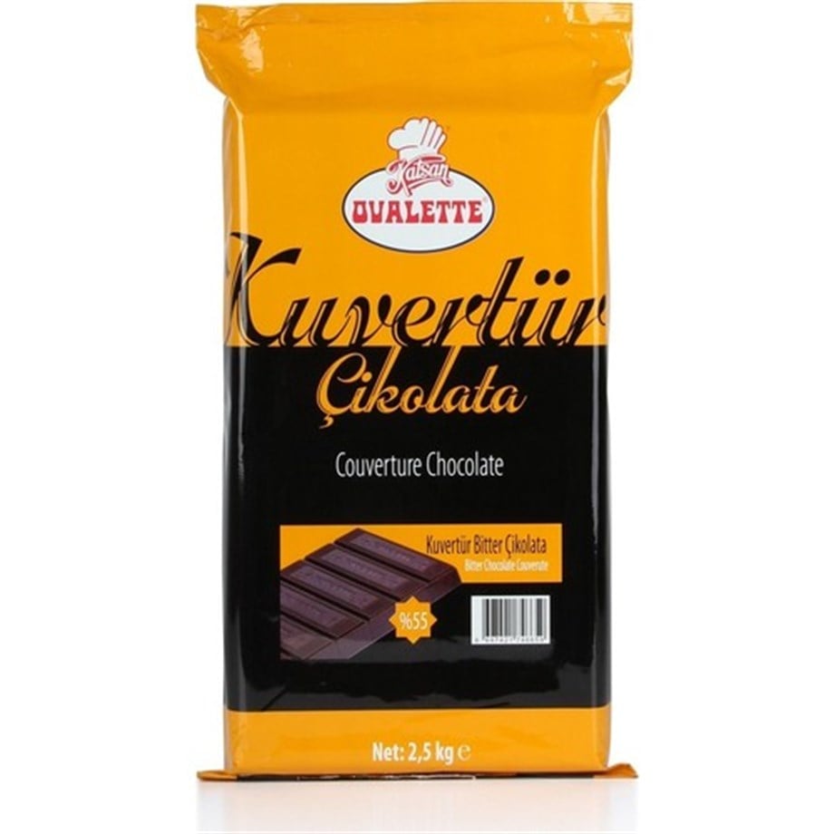 Bitter Kuvertür Çikolata 2,5 kg