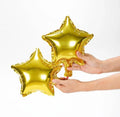 Gold Yıldız Folyo Balon 5 Adet 10 inç