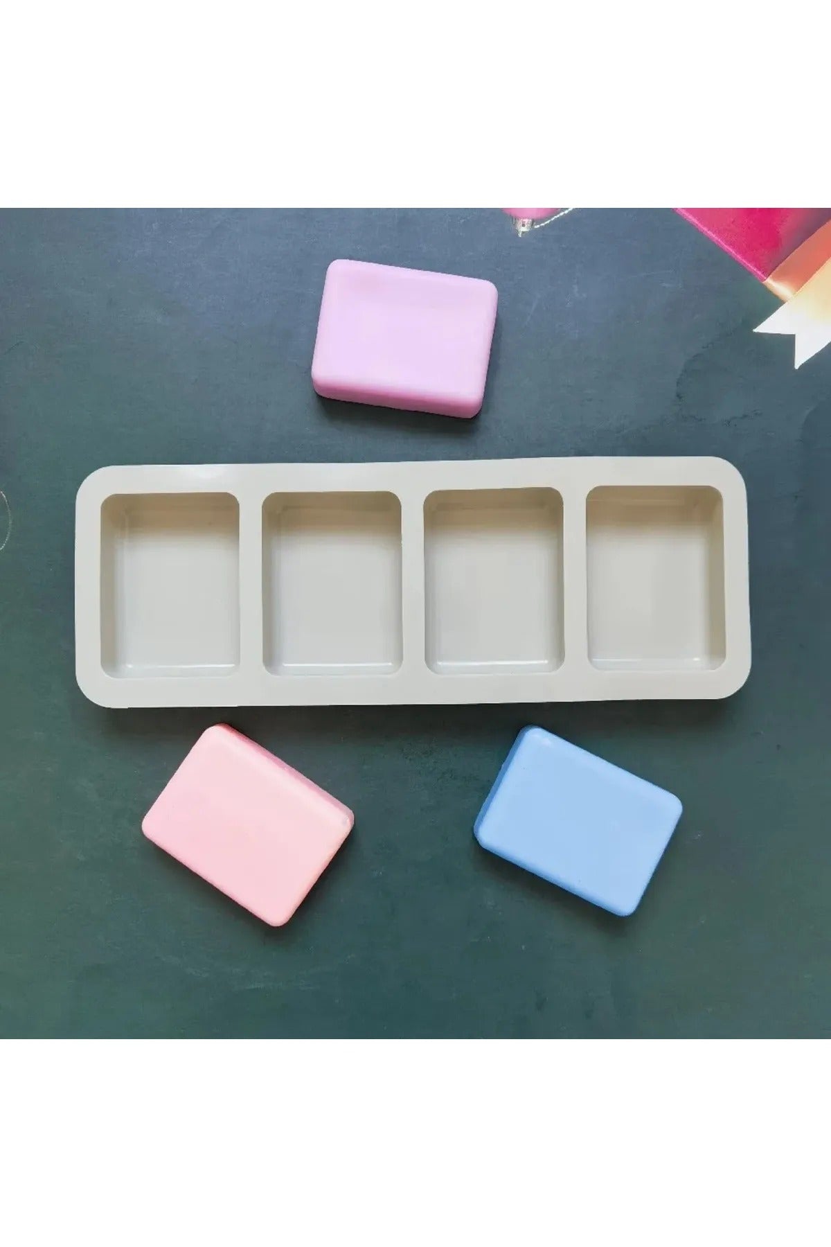 Sabun Dikdörtgen Kare Çikolata Jöle Kalıbı
