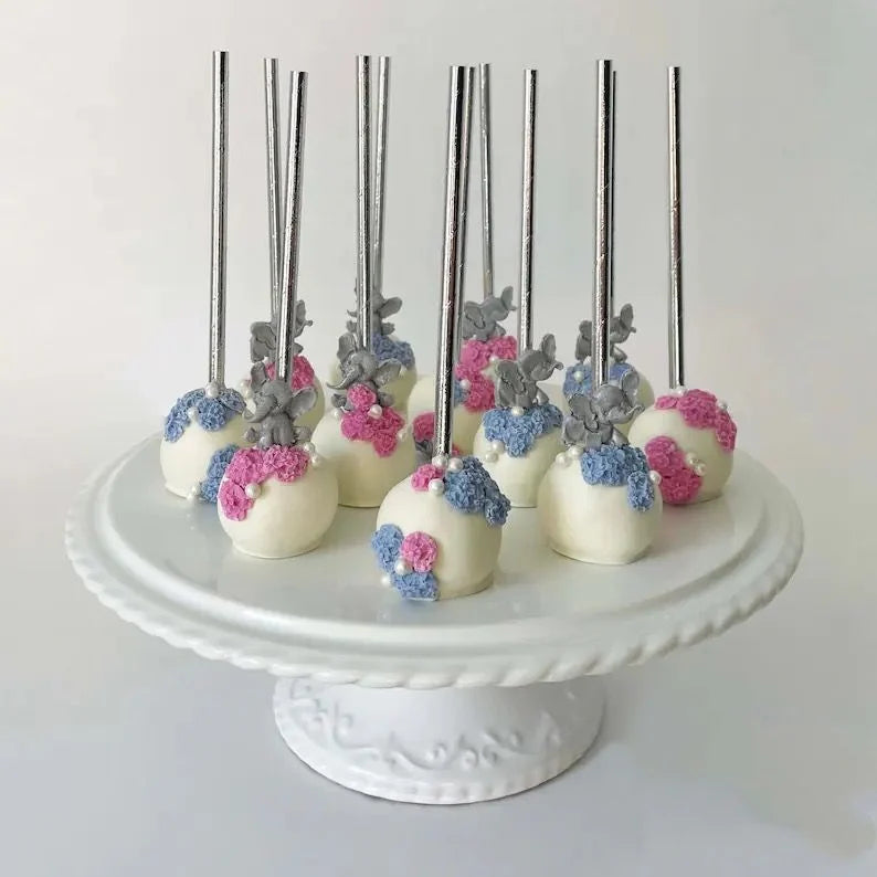 Cakepops Çubuğu Gümüş 24 Adet