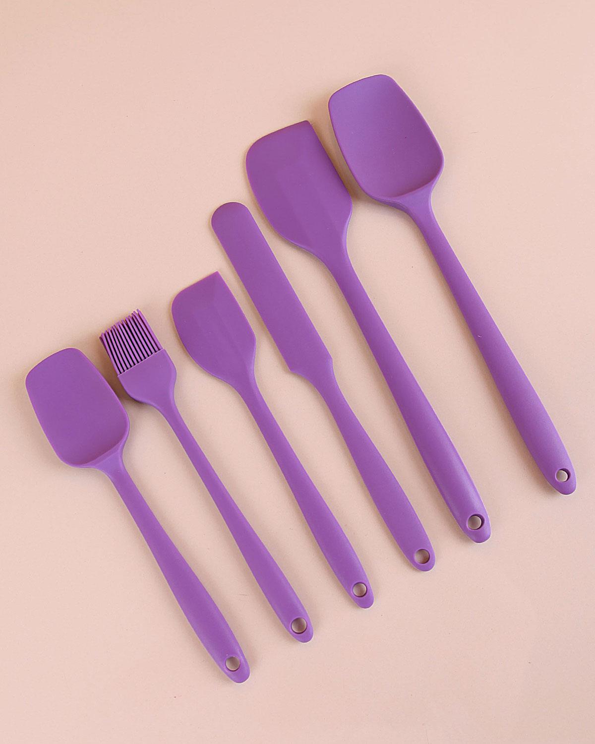 Silikon Saplı Spatula Set 6'lı