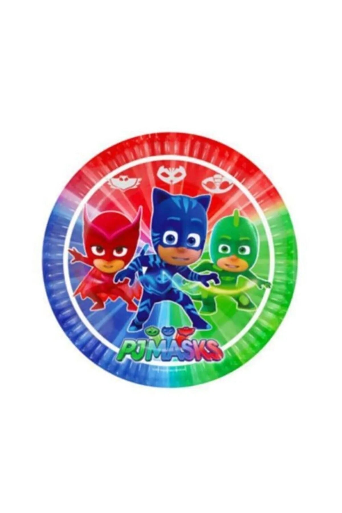 Pj Masks Temalı Karton Tabak