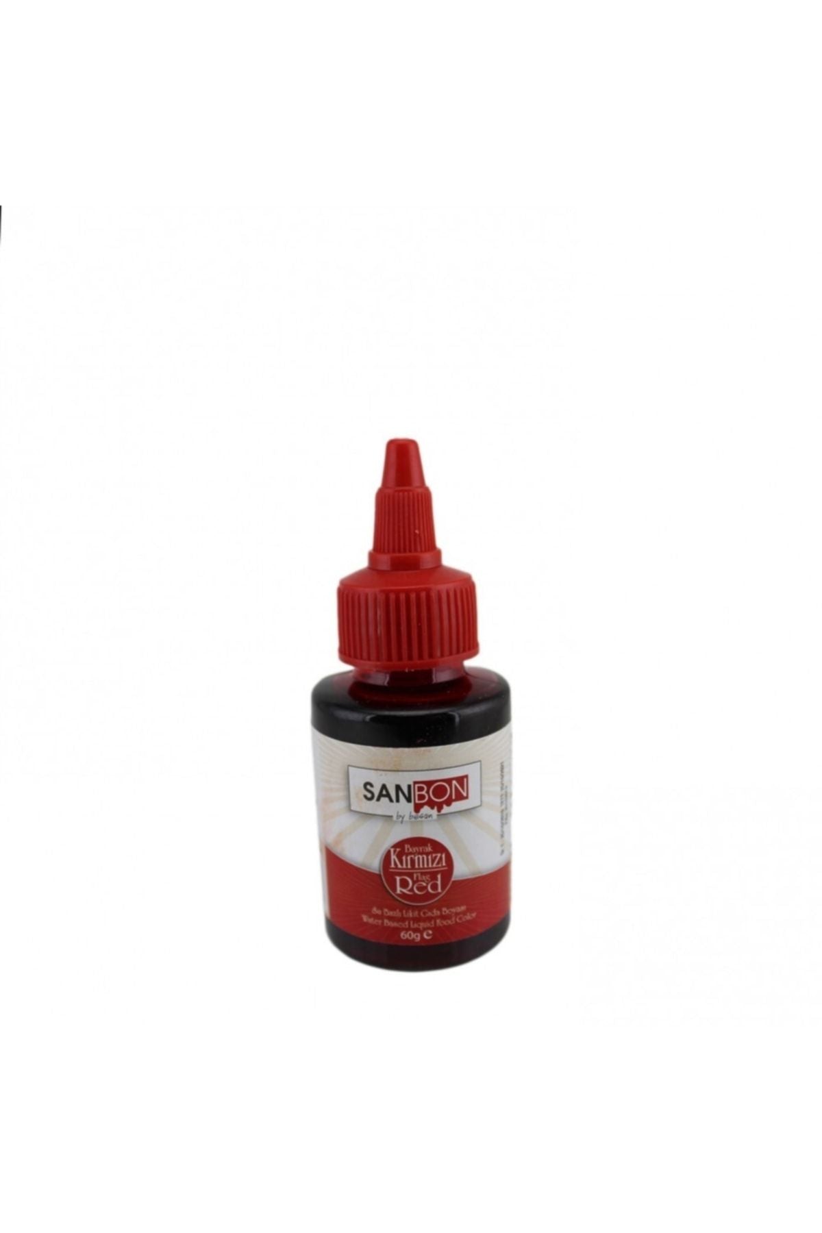 Gıda Boyası Su Bazlı Likit Sıvı Gıda Boyası 60 Gr Kırmızı Renk