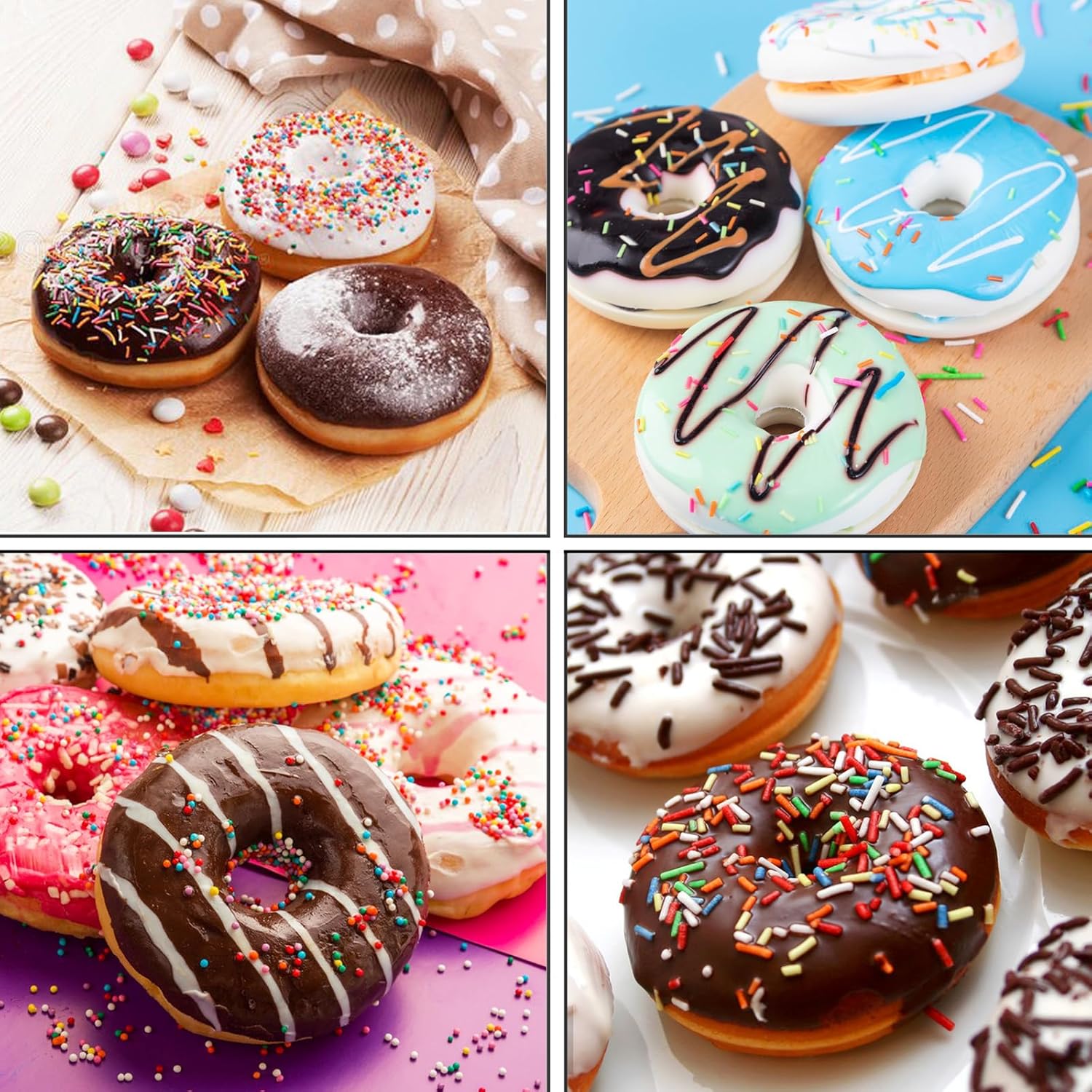 Silikon Donut Jöle Cupcake Çörek Kek Ekmek Pasta Kalıbı