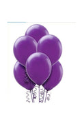 Mor Metalik Balon 10 Adet