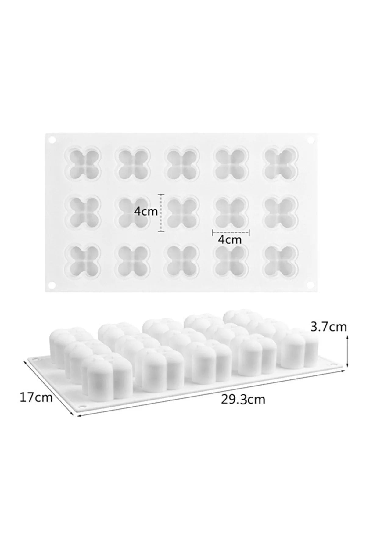 Bubble Silikon Mum Kalıbı 3D Mini Çoklu Bubble Kalıbı Bakeware 15'li