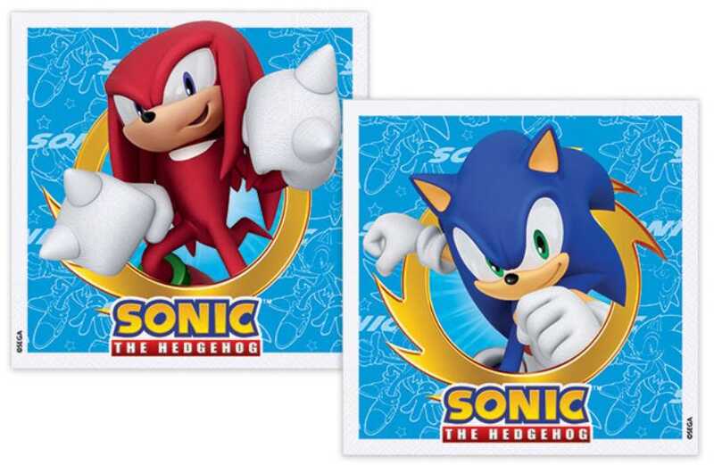 Sonic Temalı Peçete