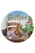 Safari Temalı Karton Tabak