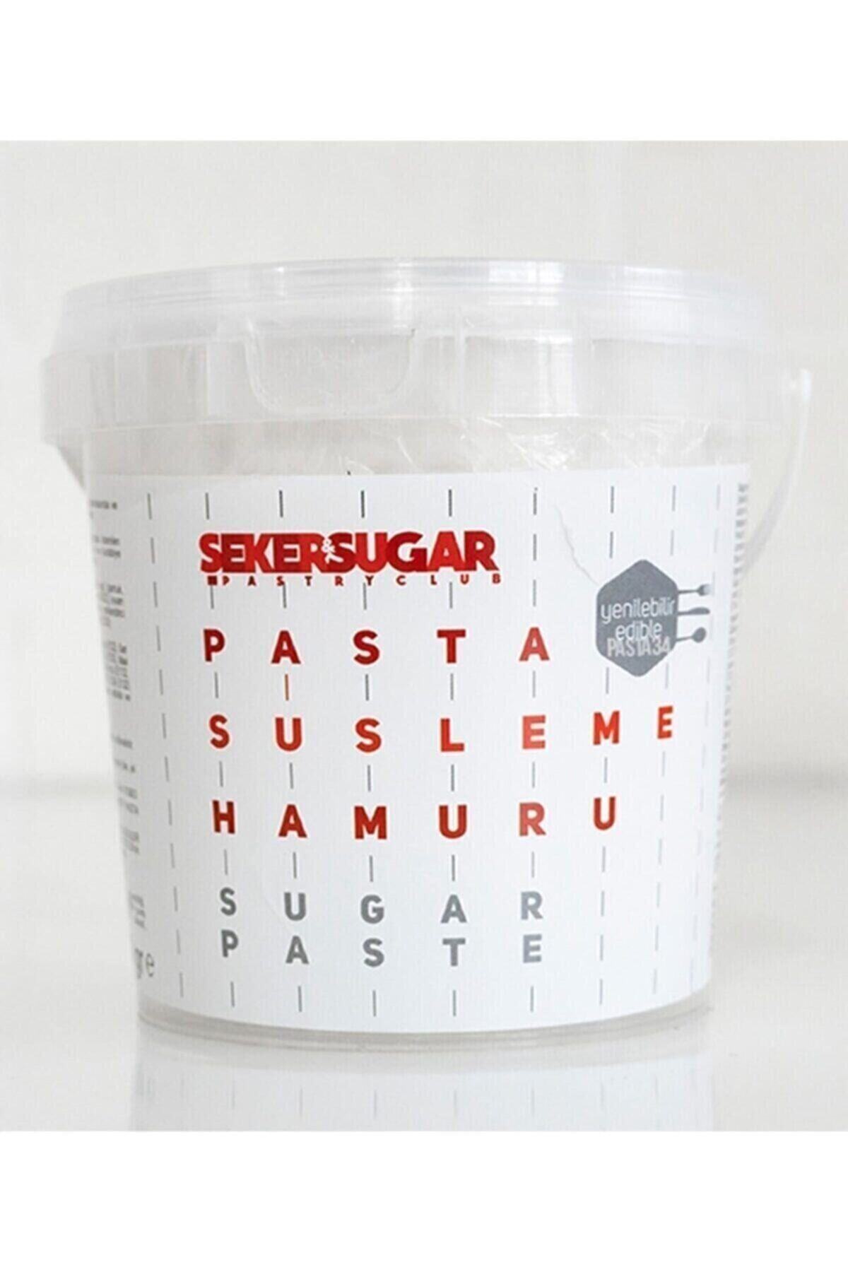 ŞEKER & SUGAR Şeker Hamuru Beyaz Renk 500 gr