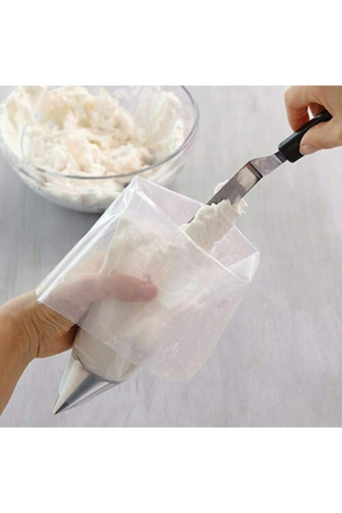Korinitta Krema Sıkma Torbası 10 Adet 26x63cm