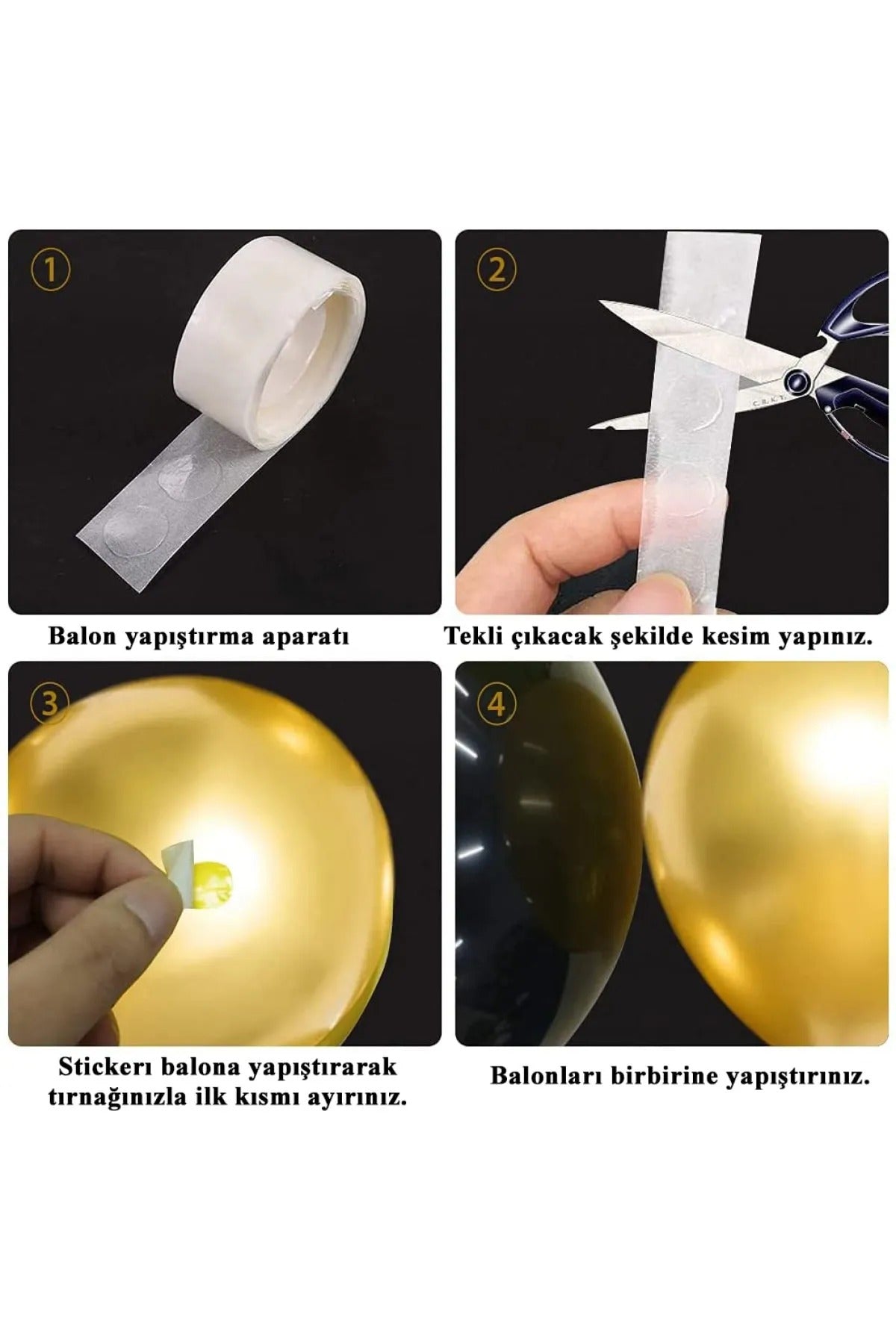 Deniz Kumu Balon Seti Pastel Soft Balon Zinciri 1 Yaş 75'li