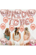 Bride To Be Rosegold Folyo Balon Konsept