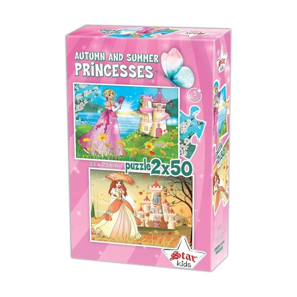 Sonbahar ve Yaz Prensesleri  -2x 50 Parça