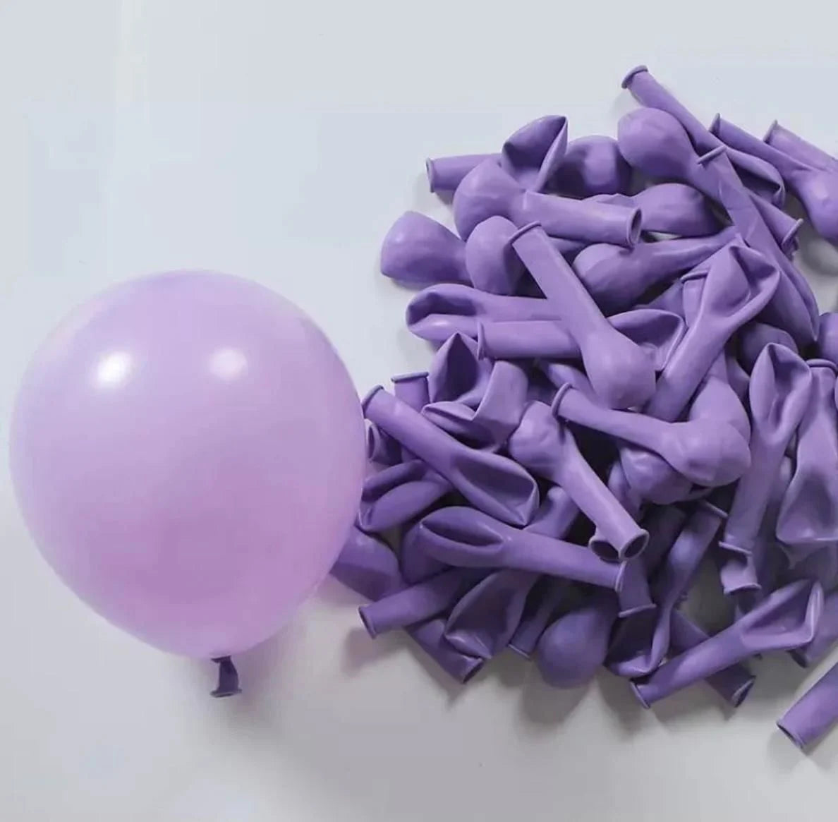 Lila Makaron Balon 100 Adet 5 inç
