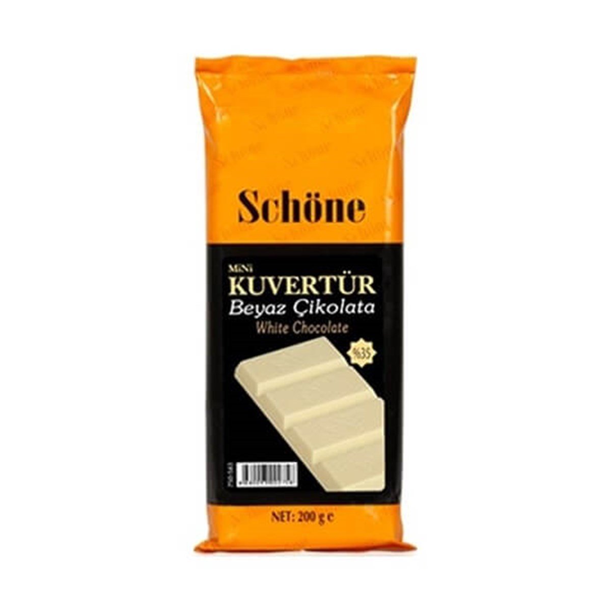 Beyaz Kuvertür Çikolata 200 Gr