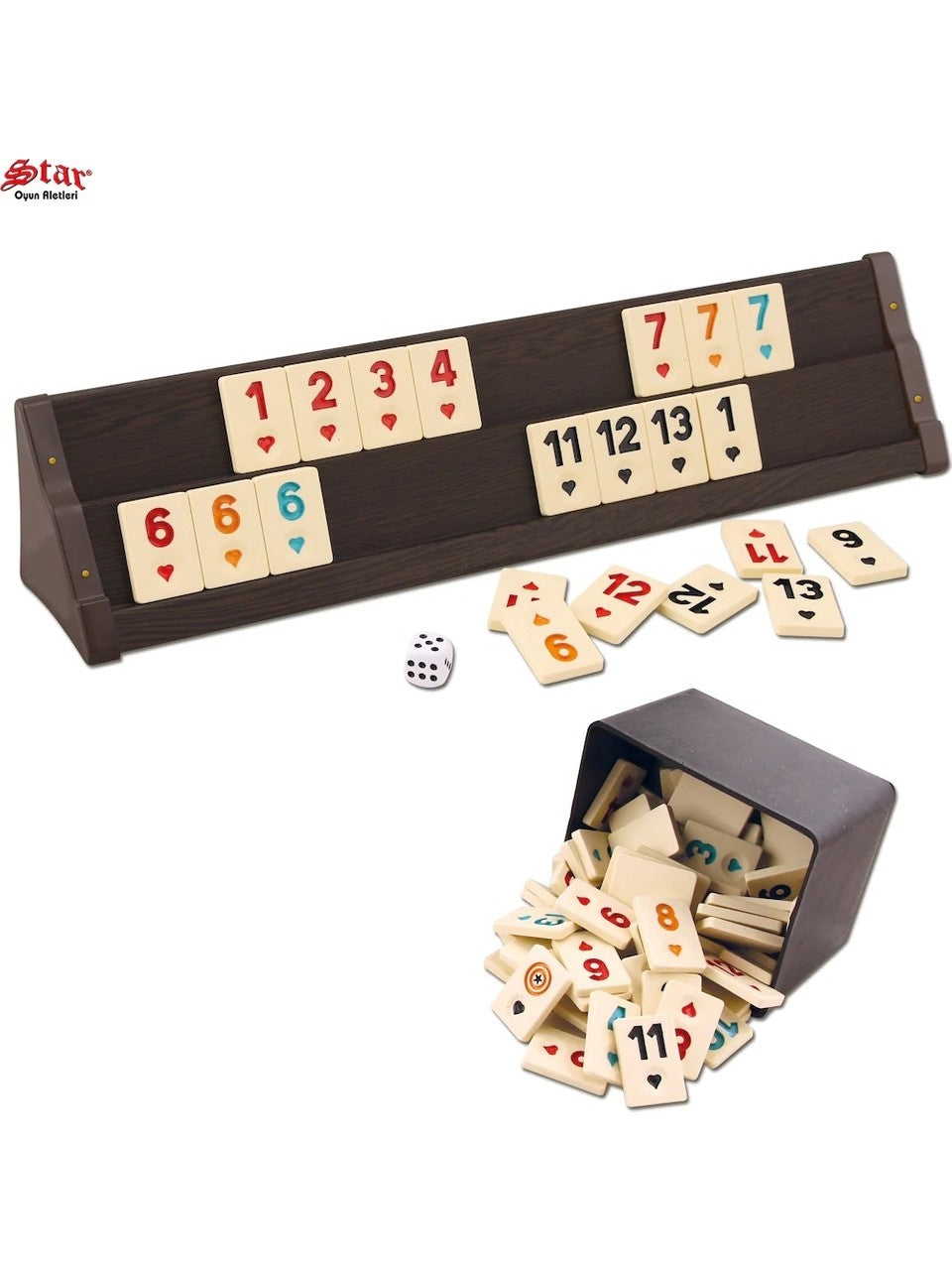 101 Plus Plastik Antibakteriyel Okey Takımı