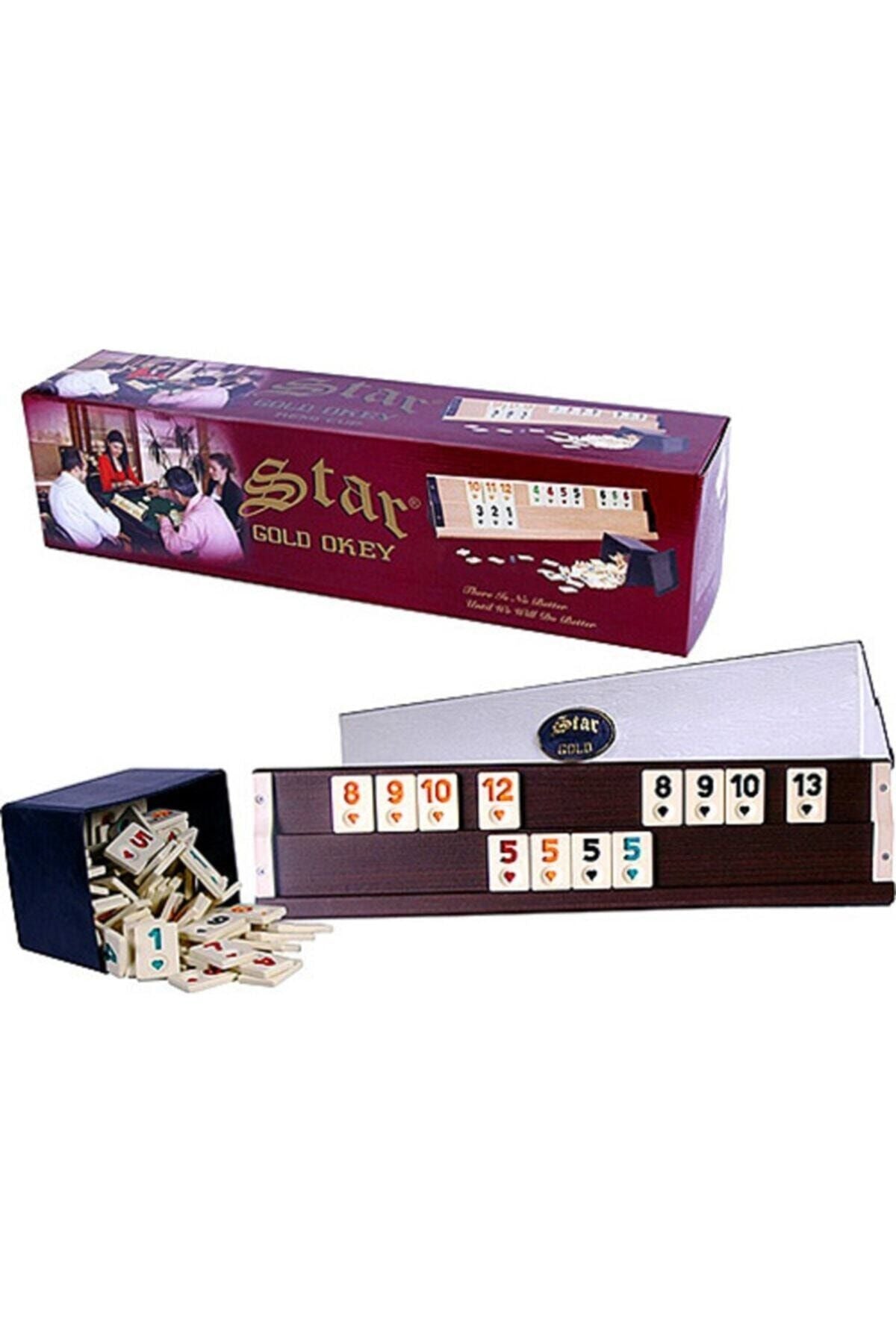 Gold Ahşap Okey Takımı