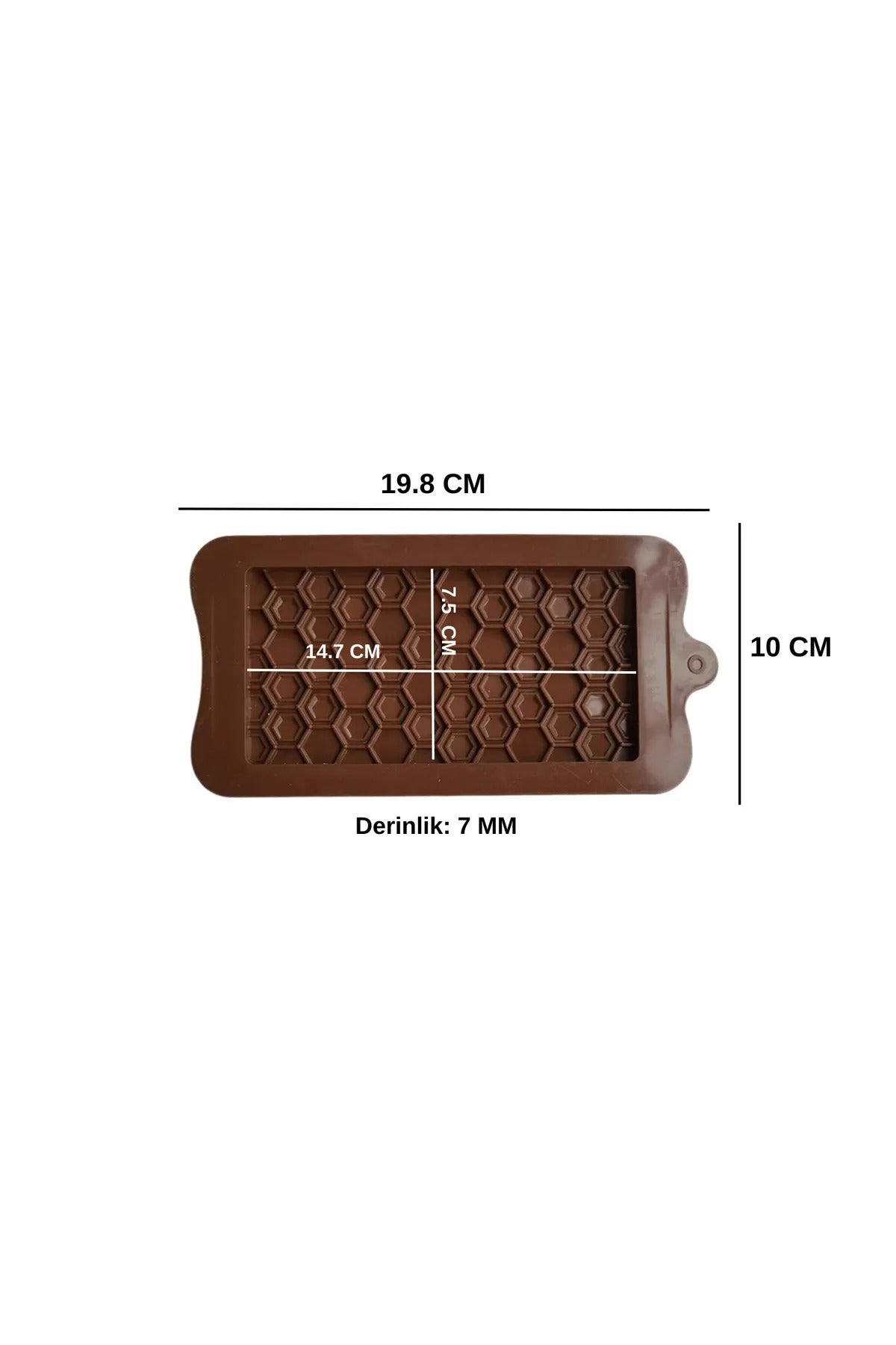 Silikon Petek Tablet Çikolata Kalıbı