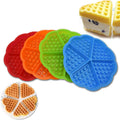 Silikon Kalp Desenli Kek Çikolata Waffle Kalıbı