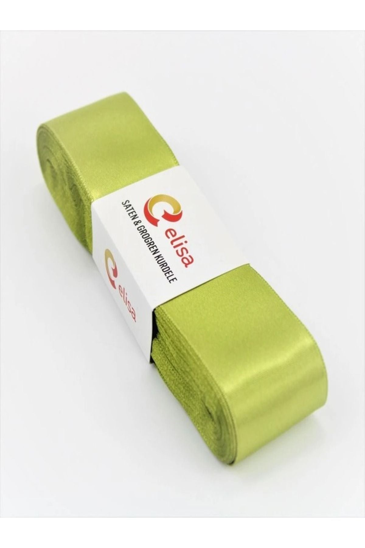 Kurdela Saten Haki 4 Cm 10 Metre Kurdele