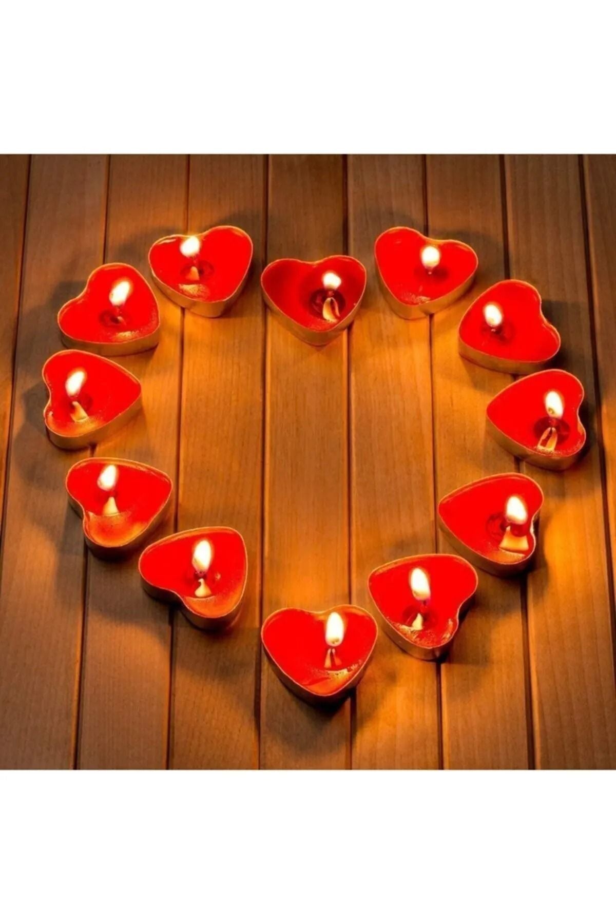 Kalp Mum, Love Ve Kalp Balon, Gül Yaprağı ,Tealight Mum Süsleme, Sevgililer Günü Seti
