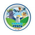 Kaptan Pengu Temalı Karton Tabak