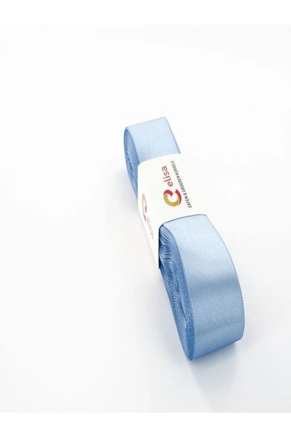 Kurdela Saten Açık Mavi 4 Cm 10 Metre Kurdele