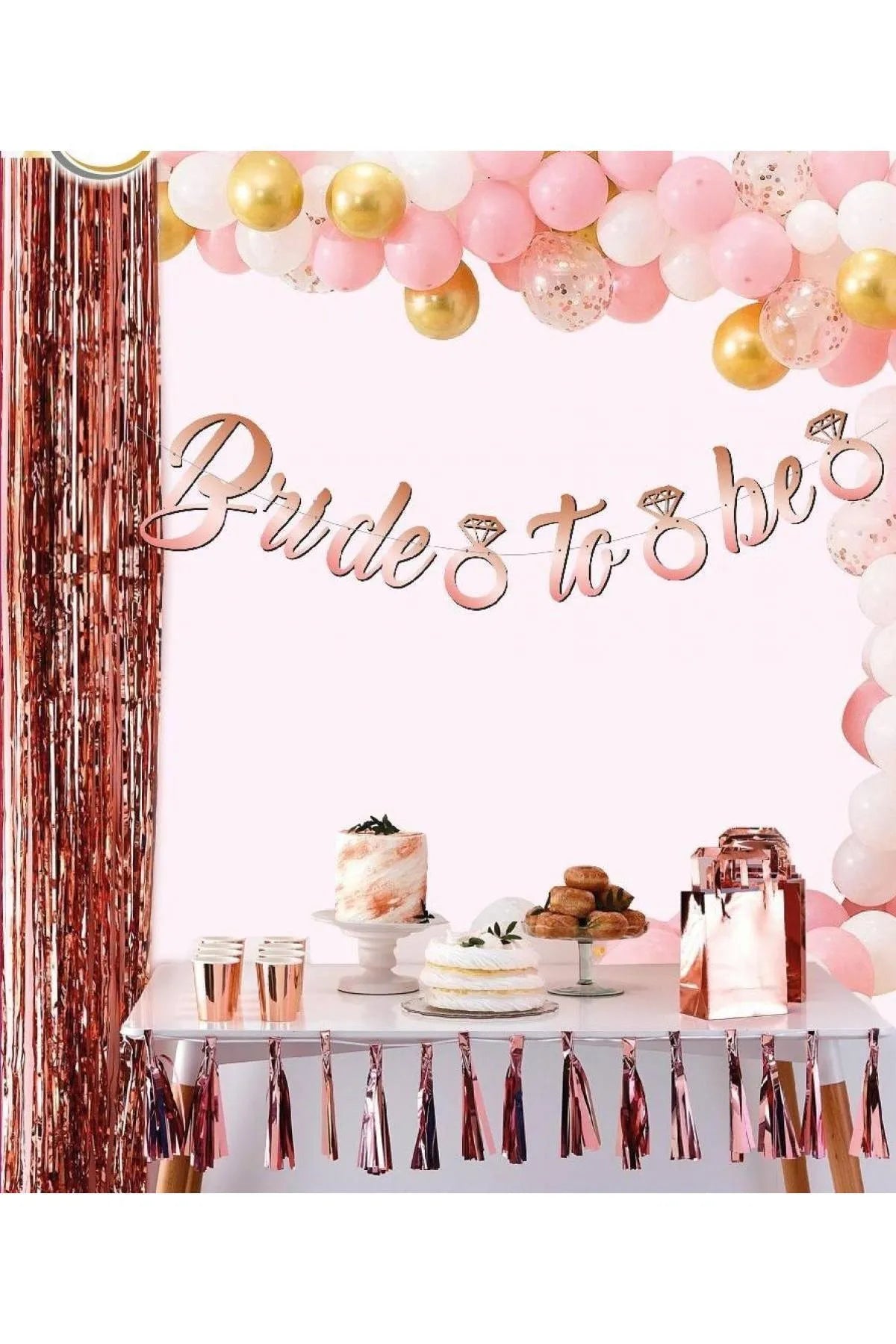 Bride To Be Kaligrafi Rose Renk
