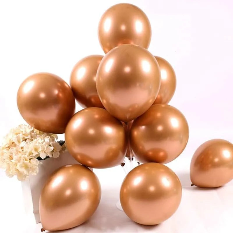 Bakır Krom Balon 5 Adet