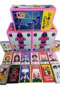 Squid Game Karakter Kartları Ve (4 Minik Kutu 24 Karakter Kartı 8 Sticker)