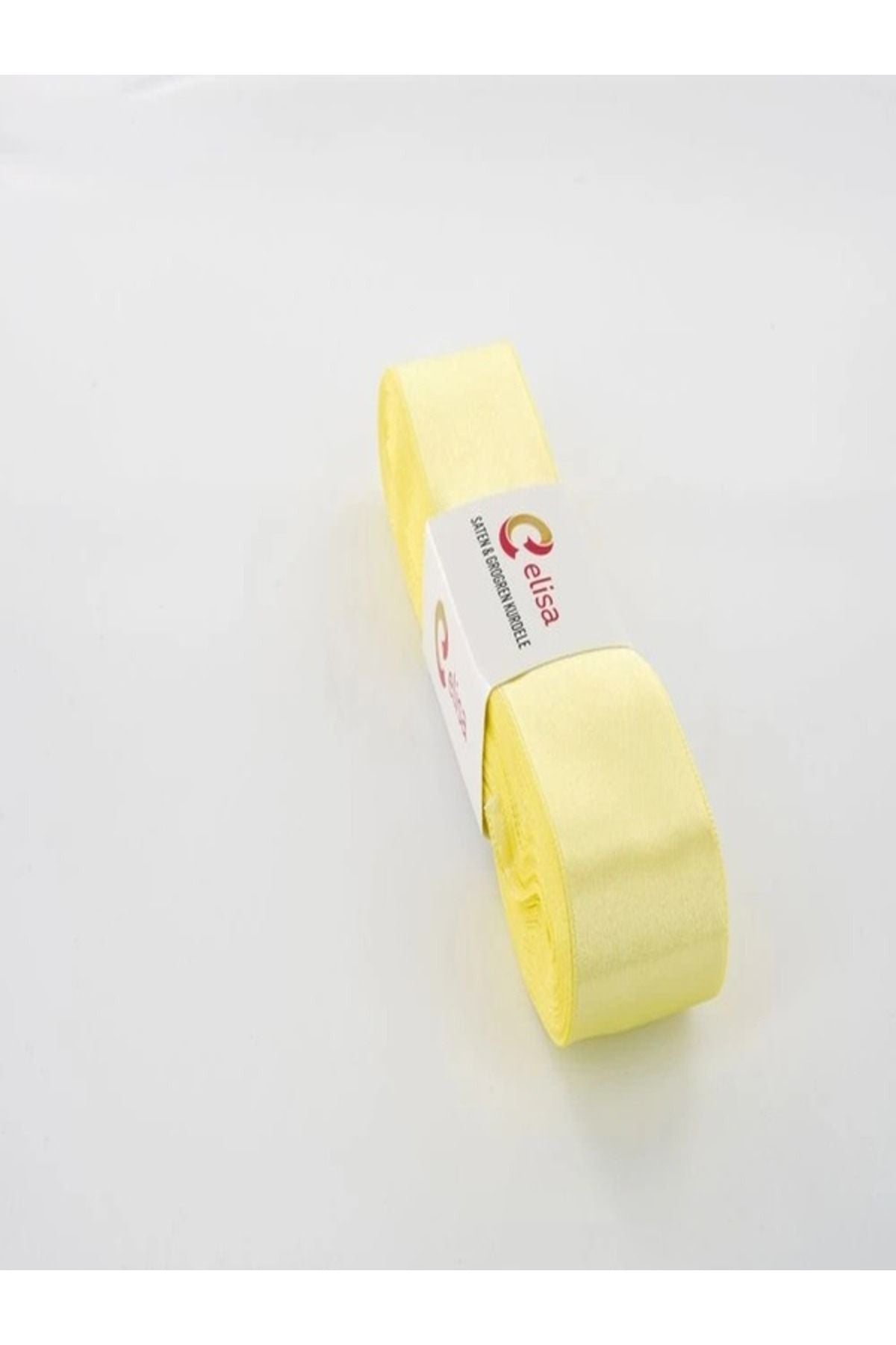 Kurdela Saten Açık Sarı 4 cm 10 Metre Kurdele