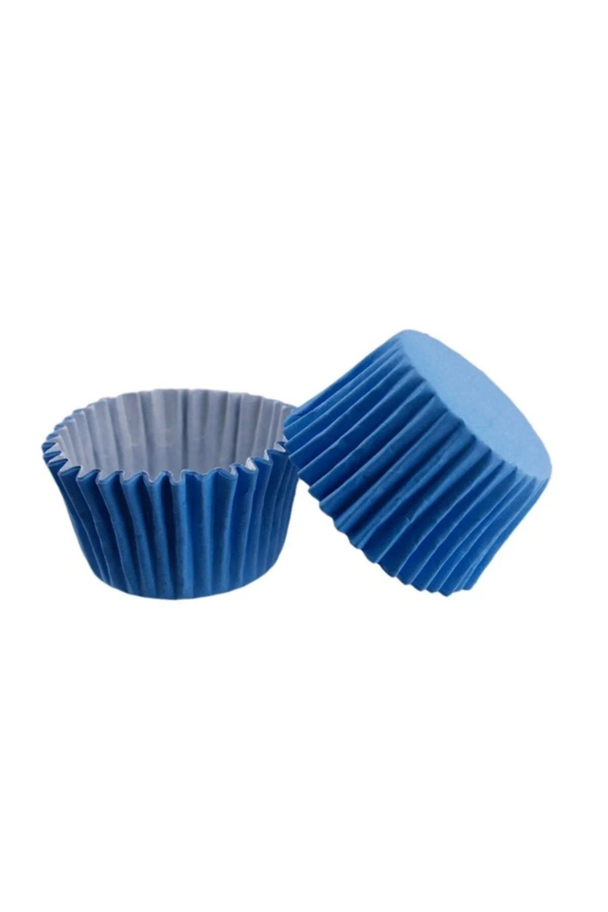 Tinky Winky Muffin Cupcake Kek Kalıbı Kapsülü Özel Pet Kapsül 25 Adet Mavi Renk