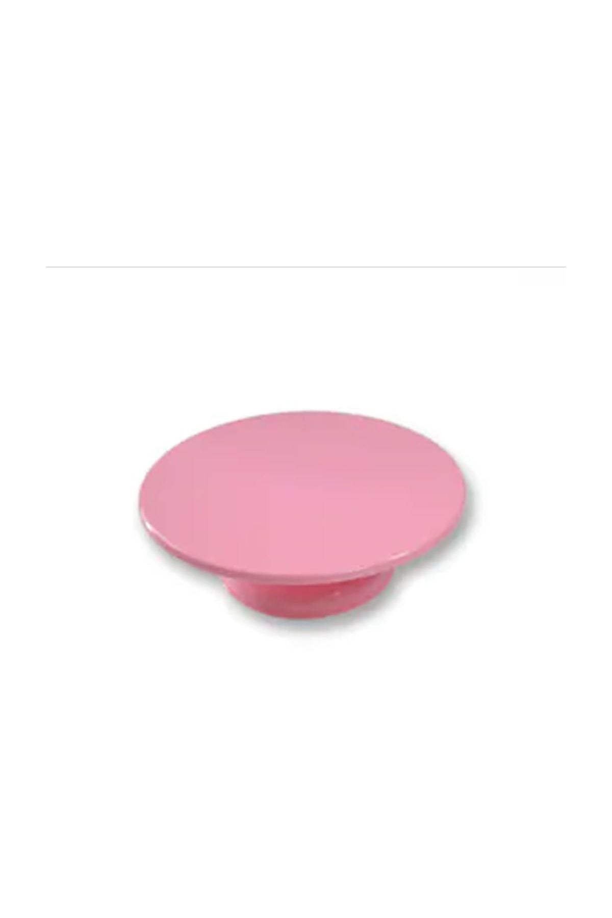 Plastik Döner Pasta Sıvama Standı 32 Cm Pembe
