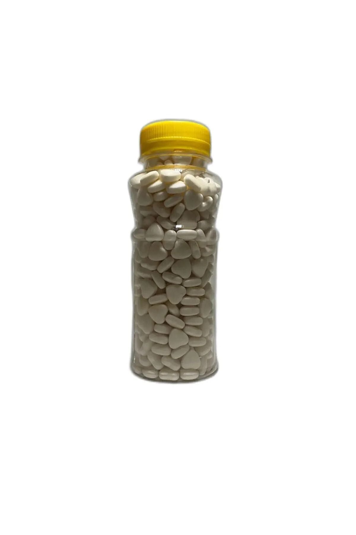 Yenilebilir Şeker Kalp Figürlü Beyaz Renk 100 gr
