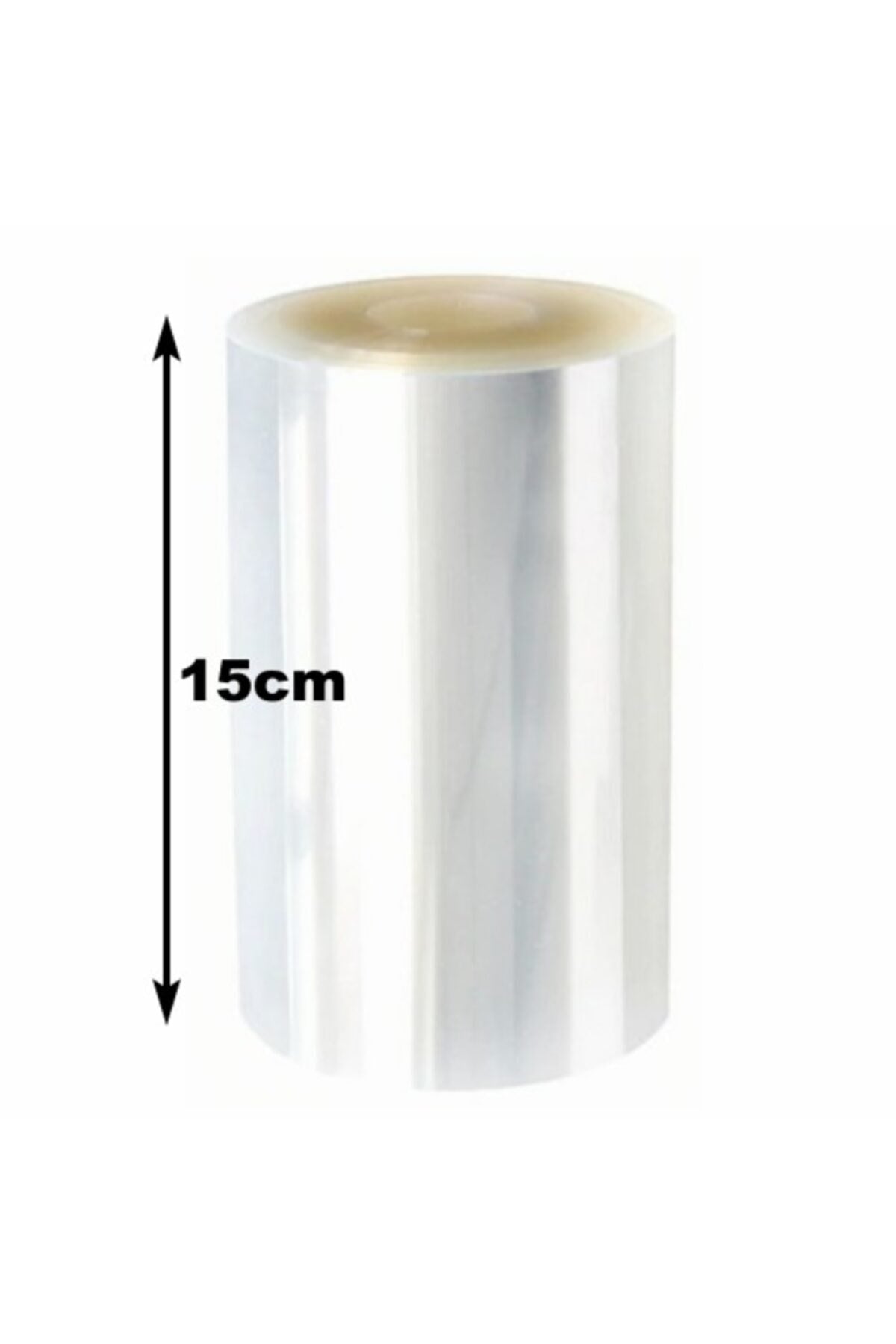 Yüksek Boy Şeffaf Pasta Yan Dekor Film Jelatin-krema Tutucu (15cm-25mt)