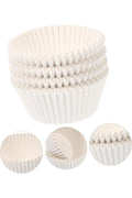 Muffin Cupcake Mini Kek Kalıbı Kapsülü Beyaz Renk 100 Adet