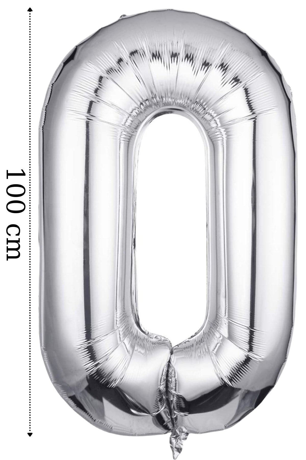 Folyo Balon O Harfi Helyum Balon 100 Cm Gümüş Renk