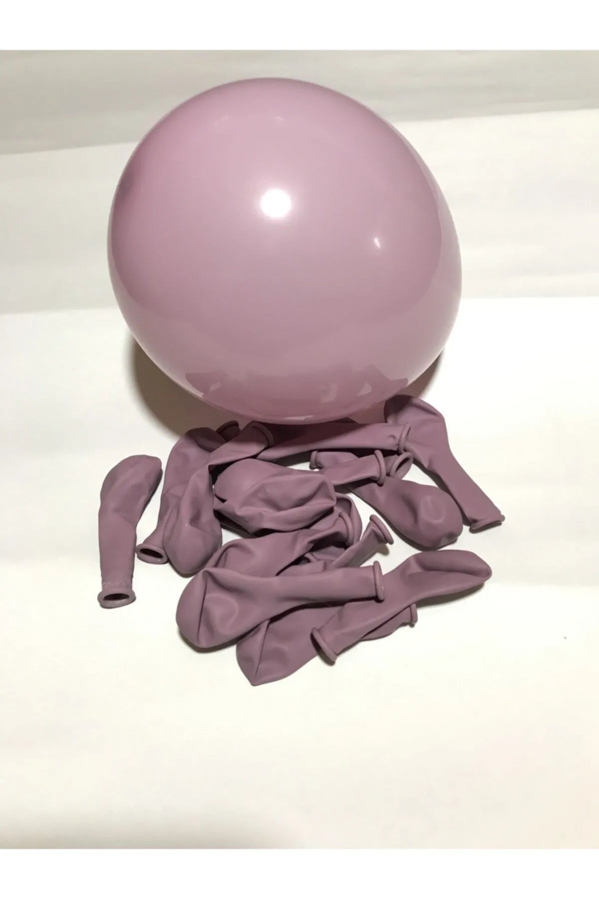 Toz Pembe Retro Balon 100 Adet 5 İnç