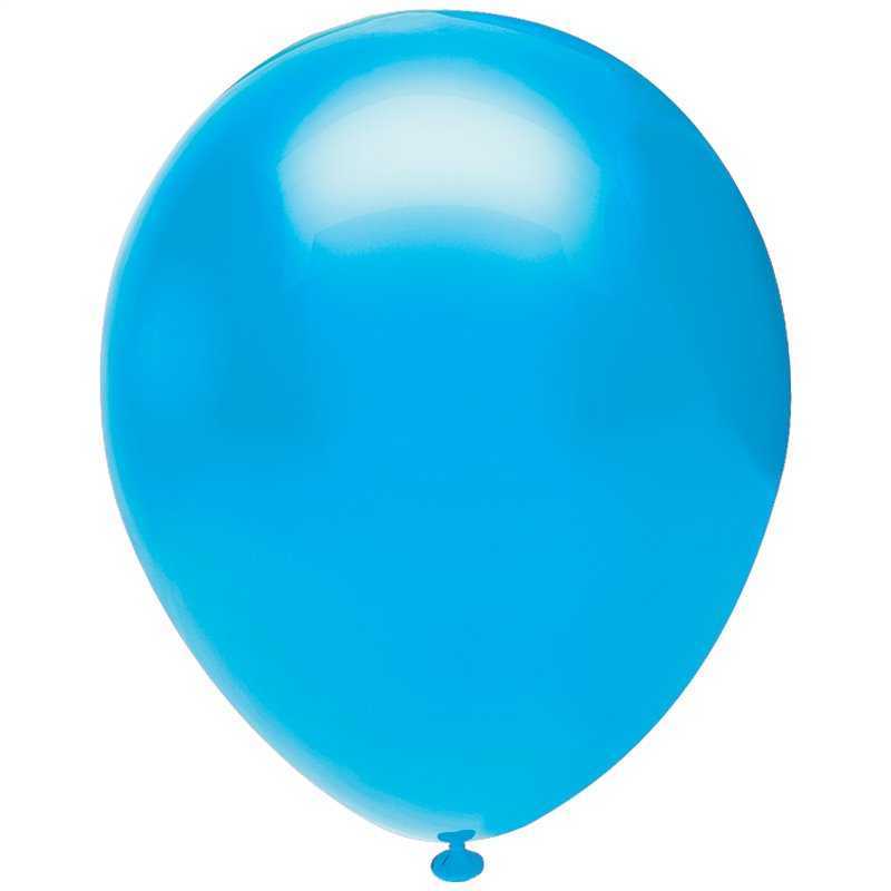 Pastel Balon Mavi Renk 12 Adet