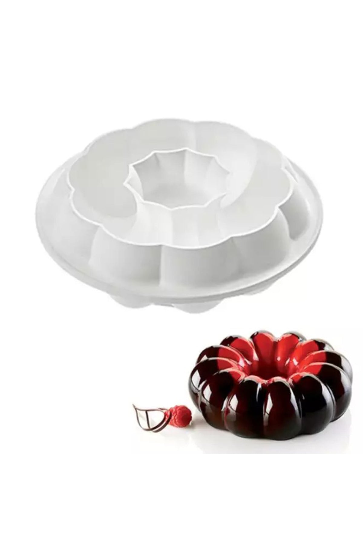 Profesyonel Silikon Fransız Pasta Kalıbı Magia Del Tampo – 13 cm