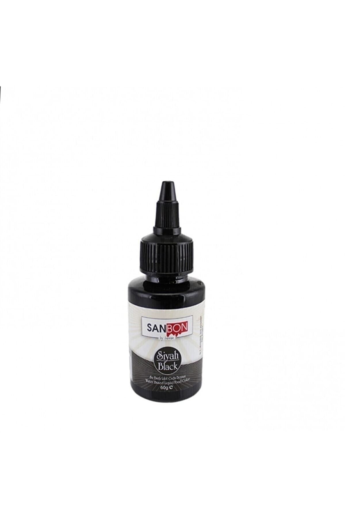 Gıda Boyası Su Bazlı Likit Sıvı Gıda Boyası 60 Gr Siyah Renk