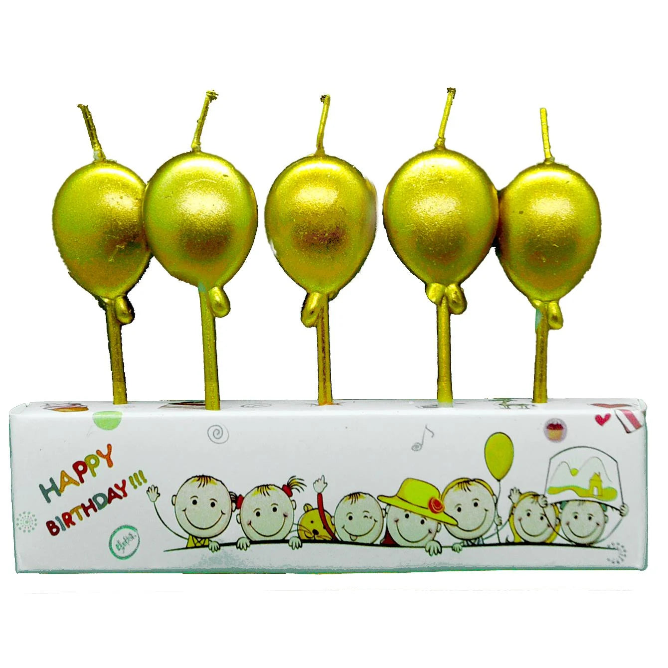 Krom Gold Balon Figürlü Mum