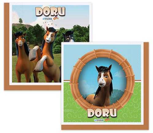 Doru At Temalı Peçete