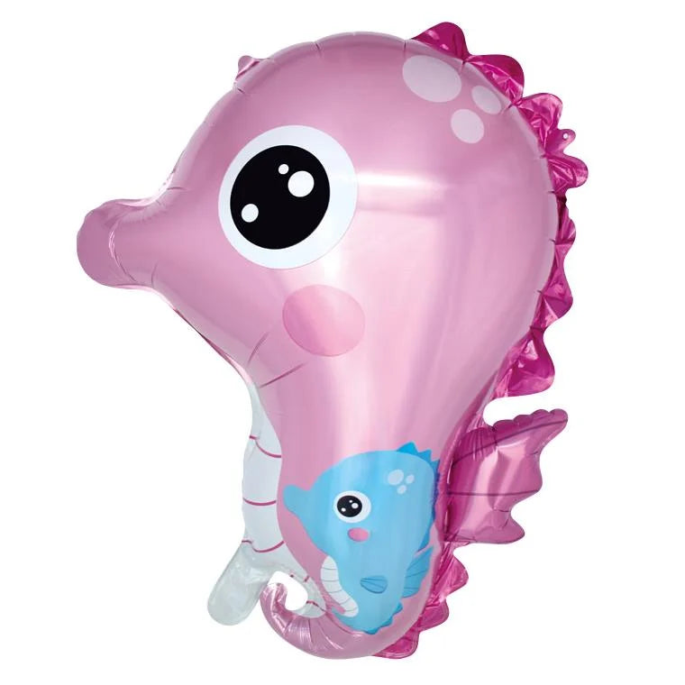 Deniz Atı Pembe Folyo Balon