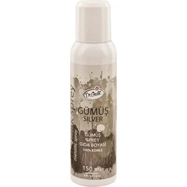 Gıda Spreyi Gümüş Renk 150 ml