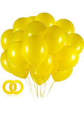 Sarı Metalik Balon 10 Adet